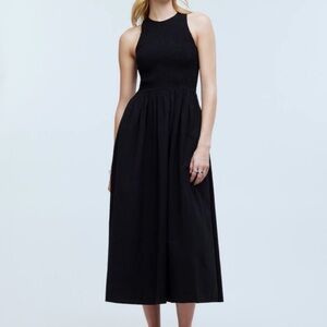 Madewell The Melody Smocked Midi Dress